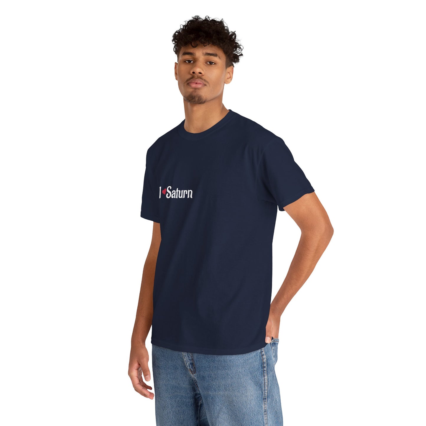 I Love Saturn T-shirt Perfect Tee for Galaxy Enthusiasts