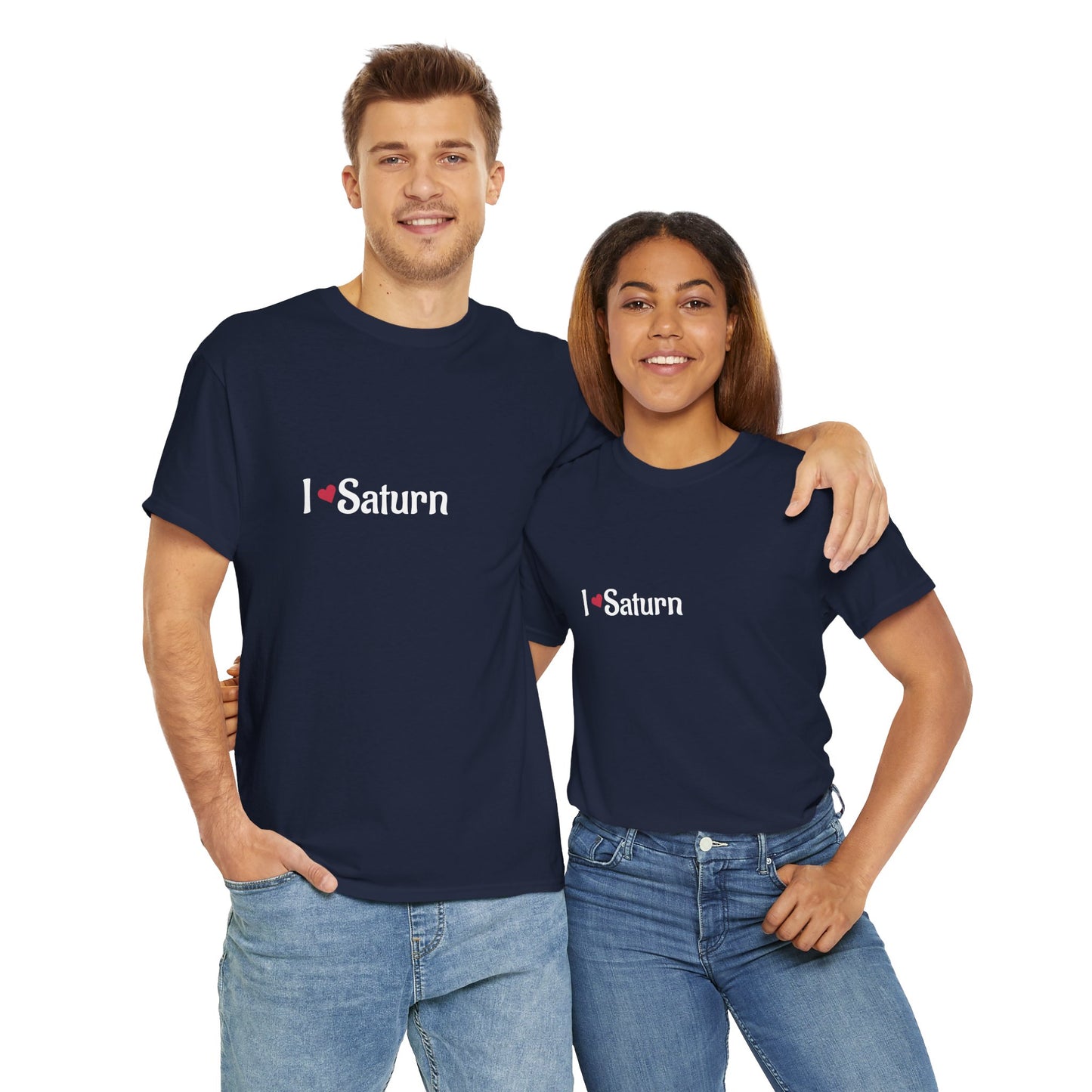 I Love Saturn T-shirt Perfect Tee for Galaxy Enthusiasts