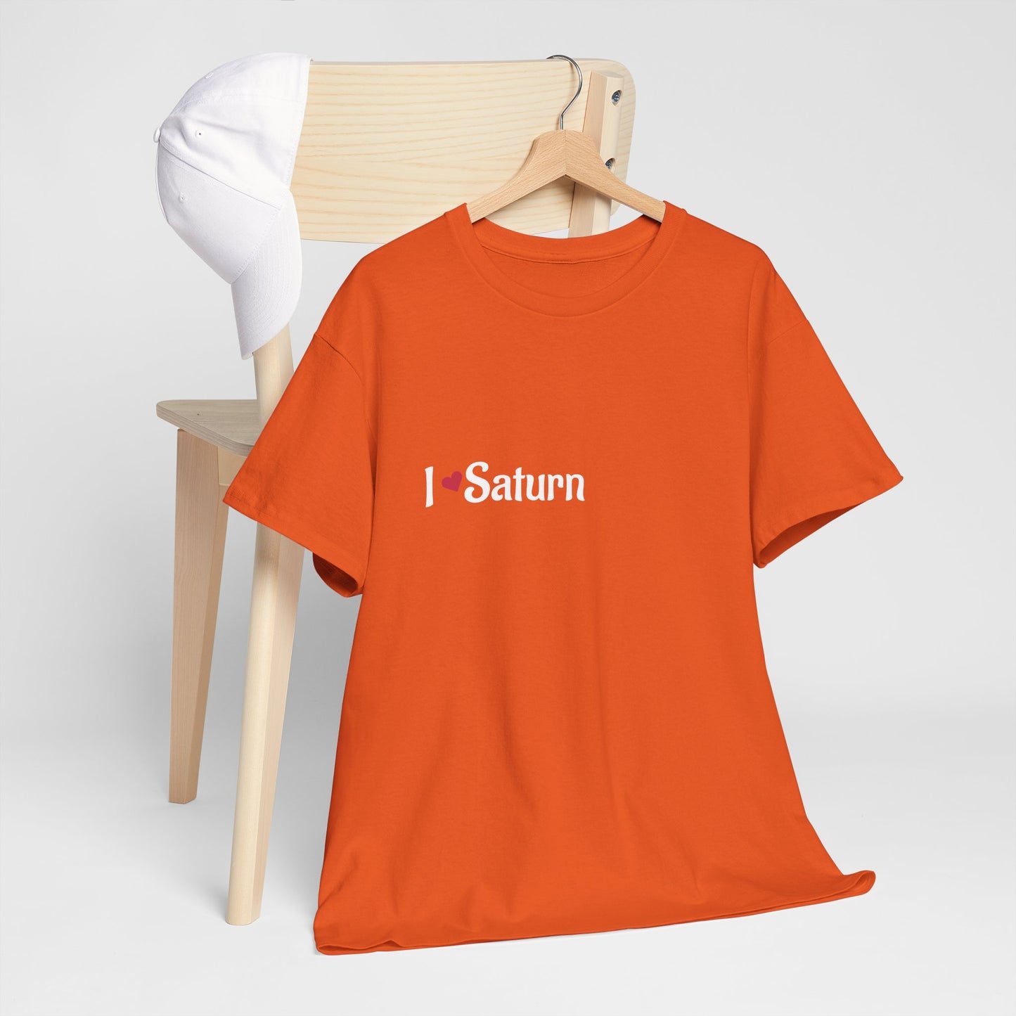 I Love Saturn T-shirt Perfect Tee for Galaxy Enthusiasts