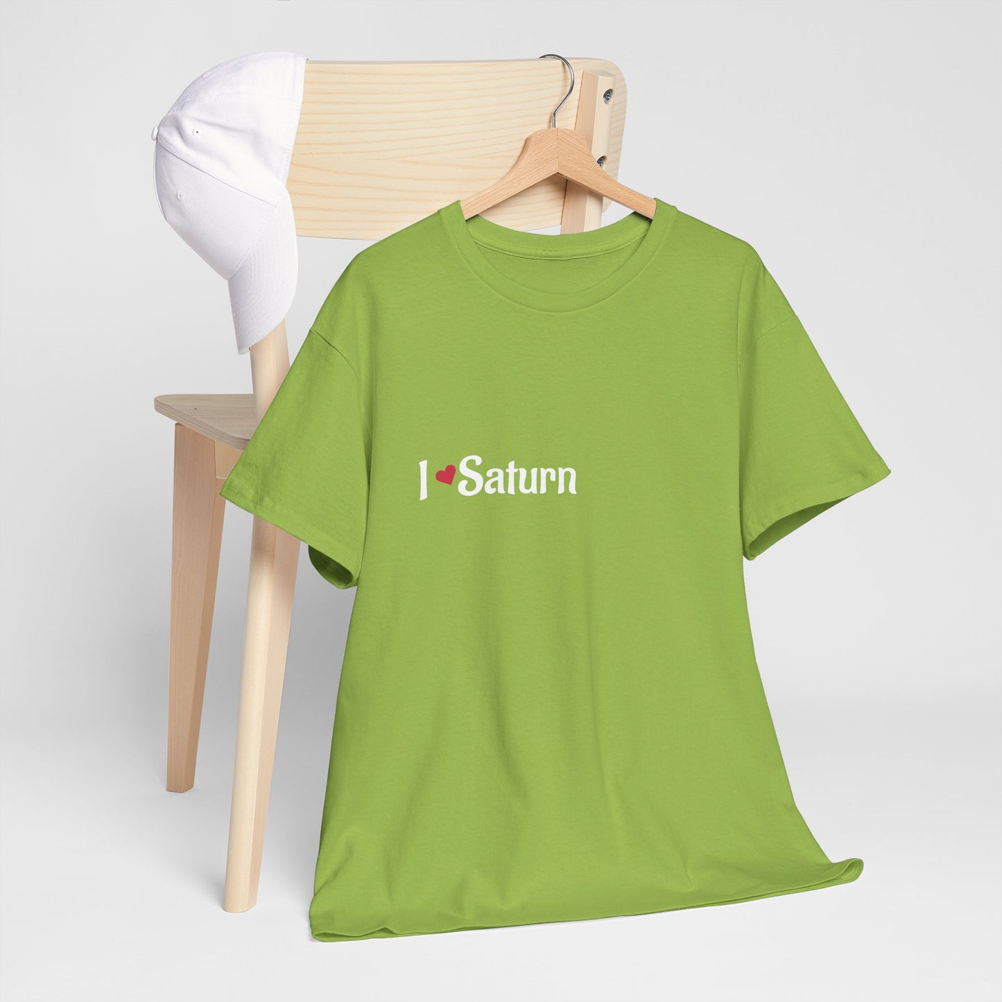 I Love Saturn T-shirt Perfect Tee for Galaxy Enthusiasts