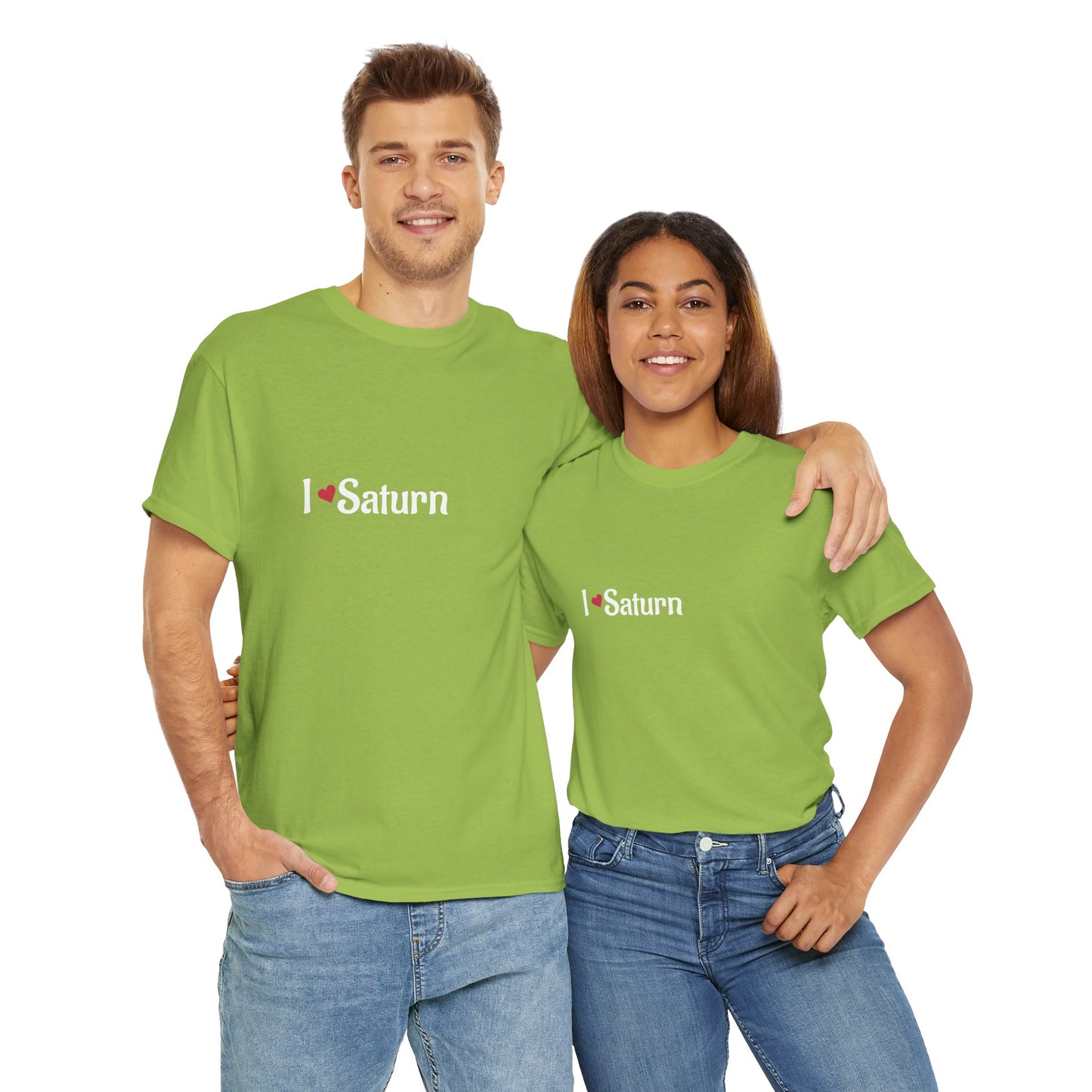 I Love Saturn T-shirt Perfect Tee for Galaxy Enthusiasts