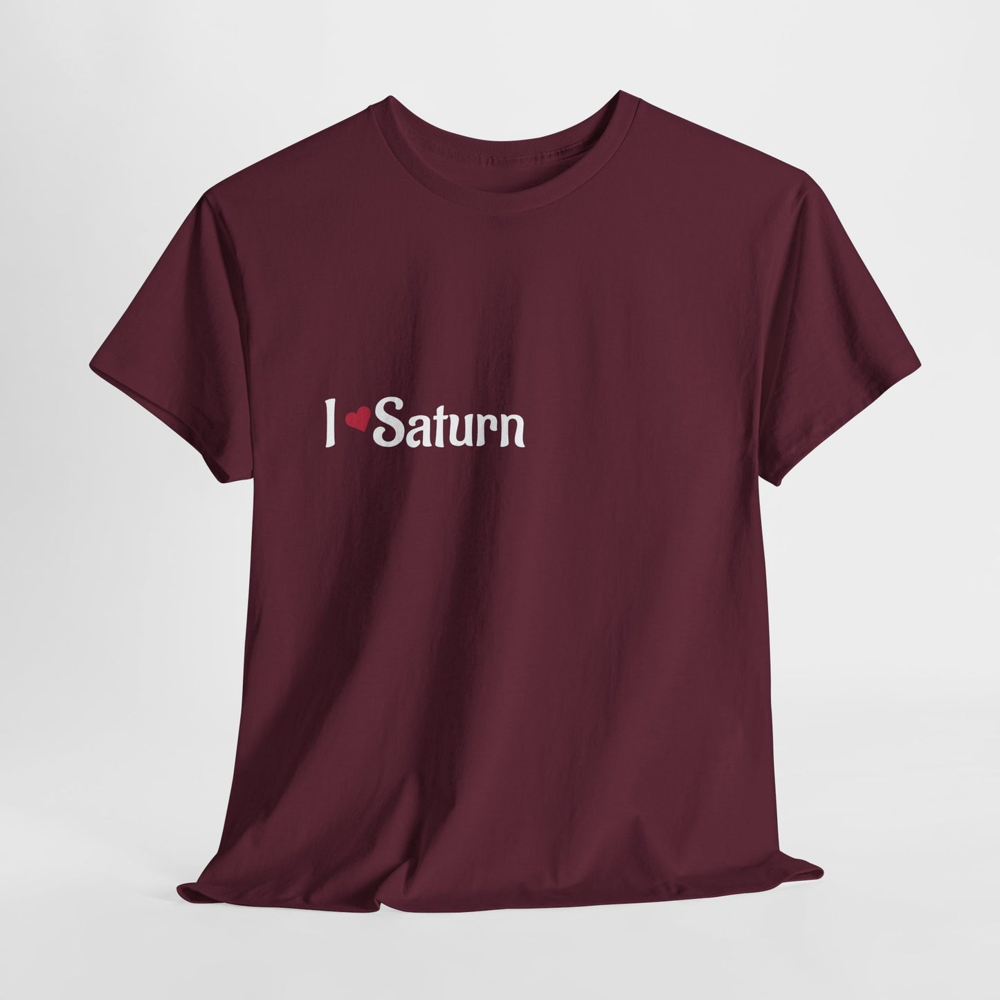 I Love Saturn T-shirt Perfect Tee for Galaxy Enthusiasts