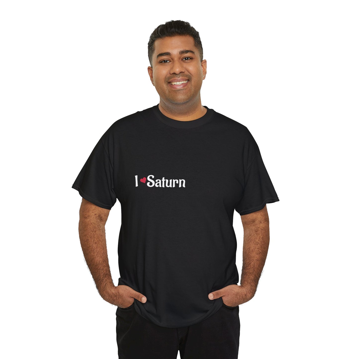 I Love Saturn T-shirt Perfect Tee for Galaxy Enthusiasts