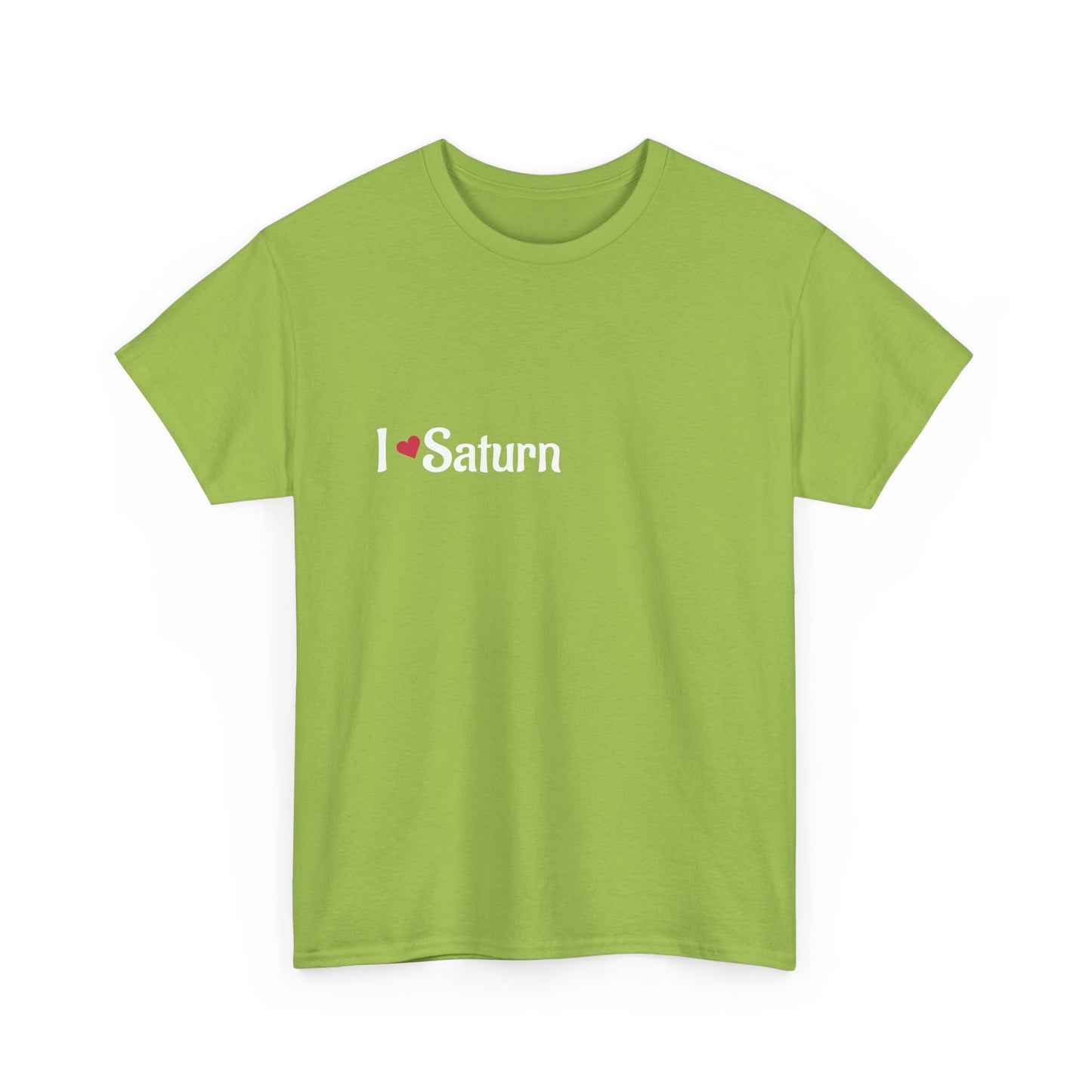 I Love Saturn T-shirt Perfect Tee for Galaxy Enthusiasts