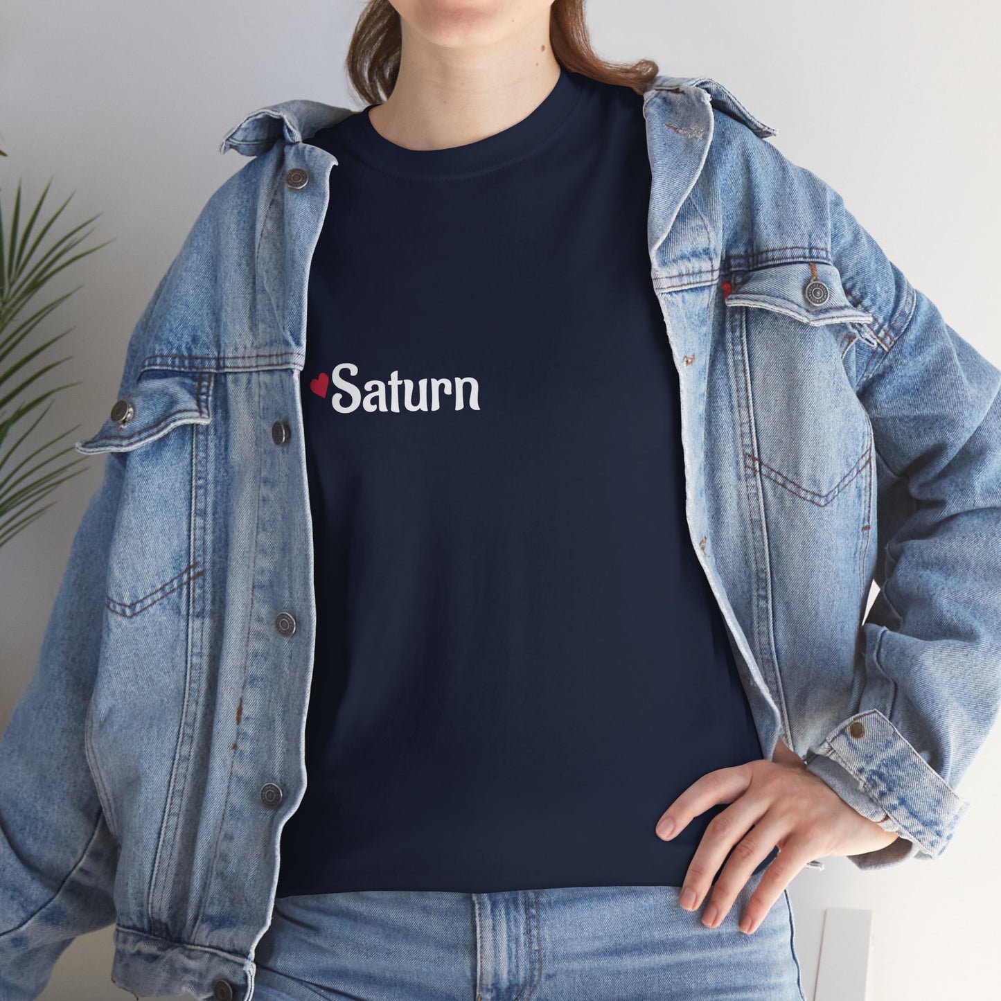 I Love Saturn T-shirt Perfect Tee for Galaxy Enthusiasts