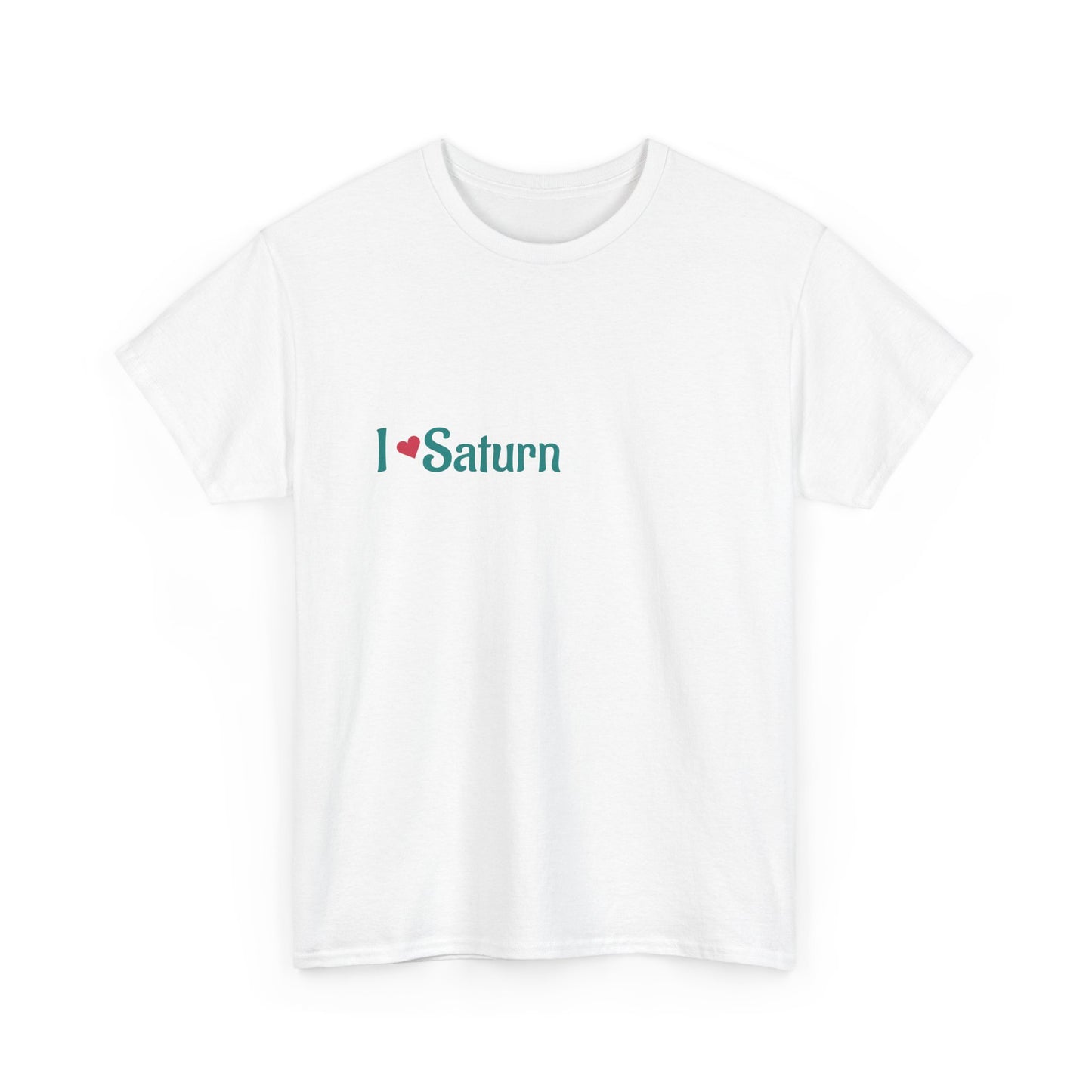 I Love Saturn T-shirt Perfect Tee for Galaxy Enthusiasts