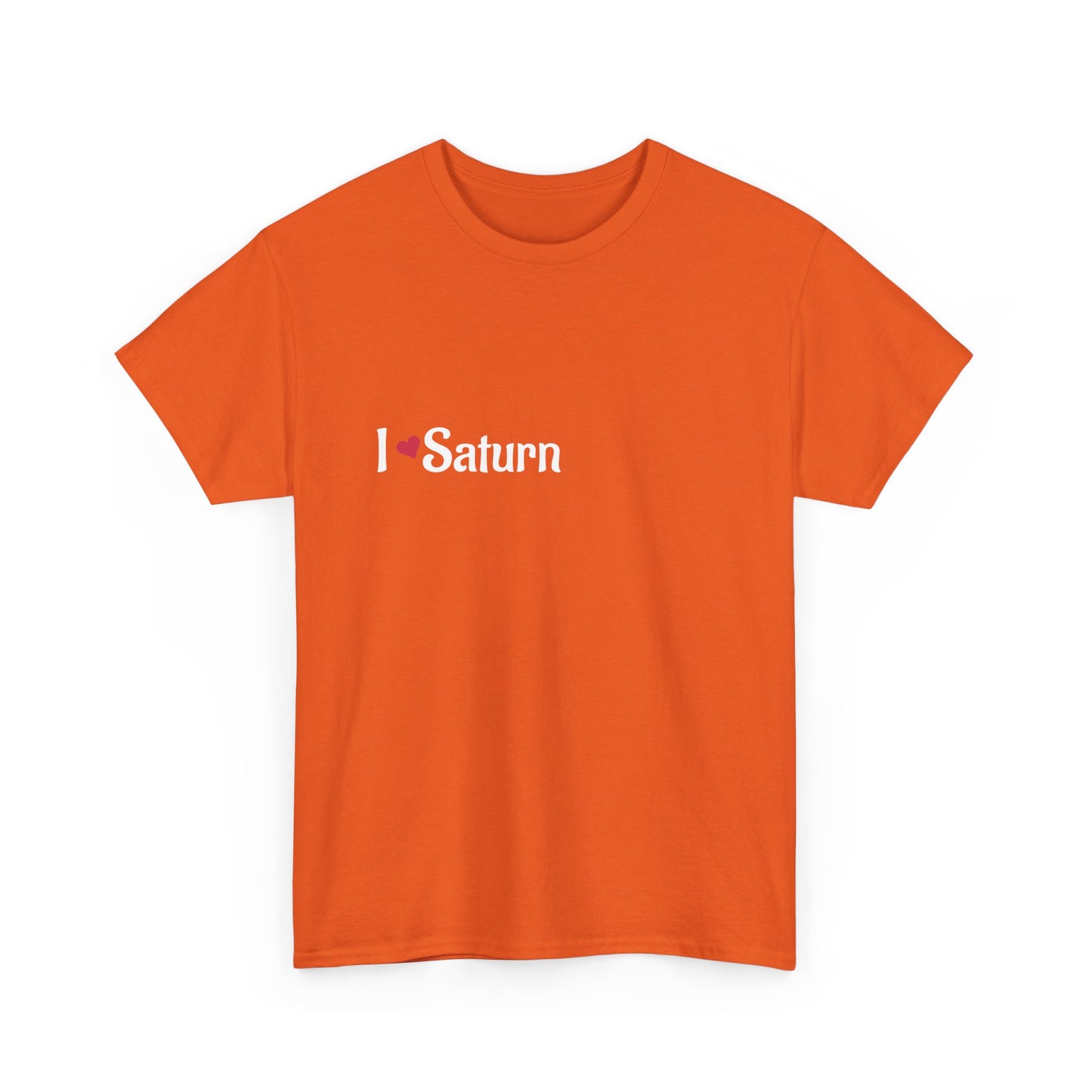 I Love Saturn T-shirt Perfect Tee for Galaxy Enthusiasts
